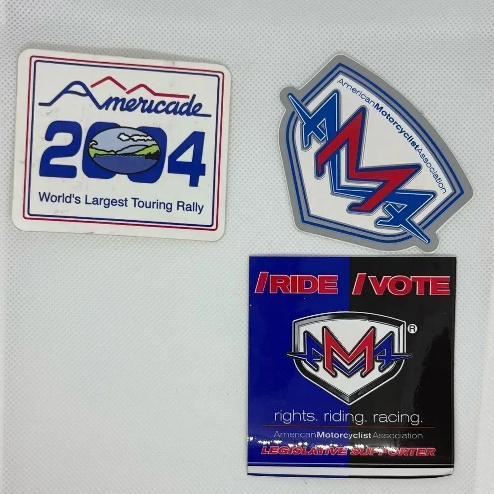 Americade and AMA Motorcycle Stickers